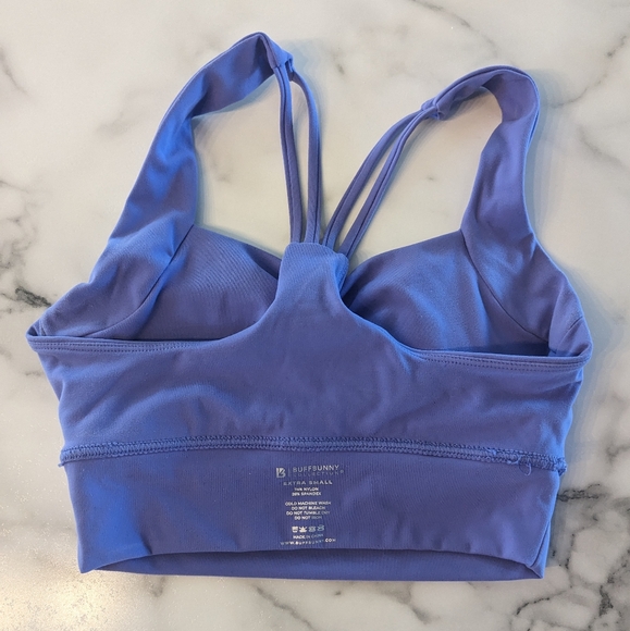 Buffbunny Bloom sports bra in party purple - Picture 5 of 6